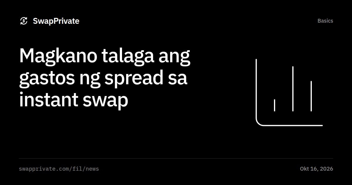 Magkano talaga ang gastos ng spread sa instant swap