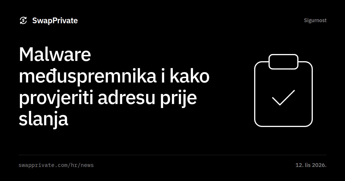Malware međuspremnika i kako provjeriti adresu prije slanja