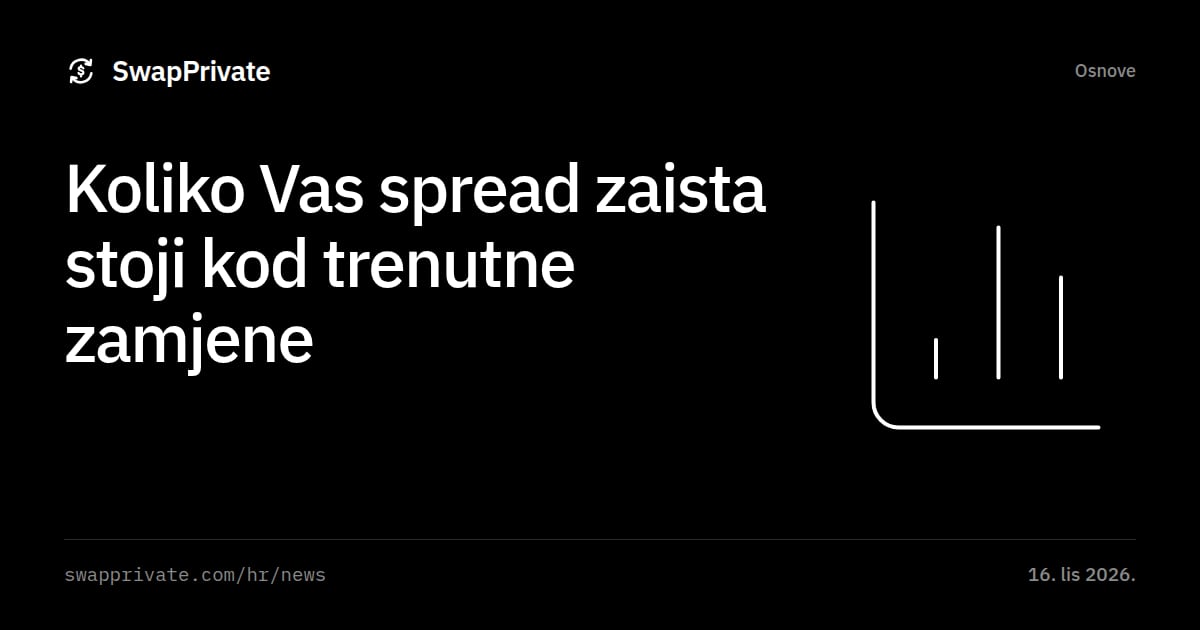 Koliko Vas spread zaista stoji kod trenutne zamjene