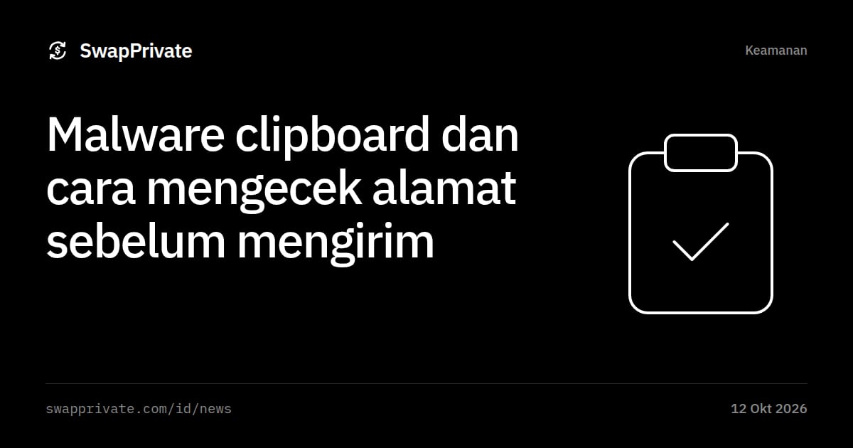 Malware clipboard dan cara mengecek alamat sebelum mengirim