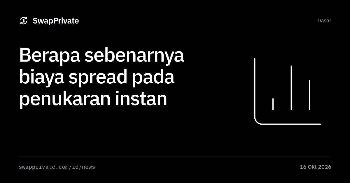Berapa sebenarnya biaya spread pada penukaran instan