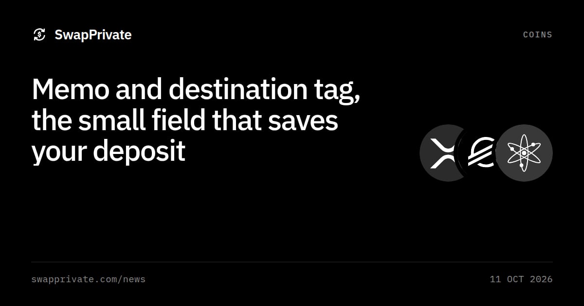 Memo and destination tag, the small field that saves your deposit