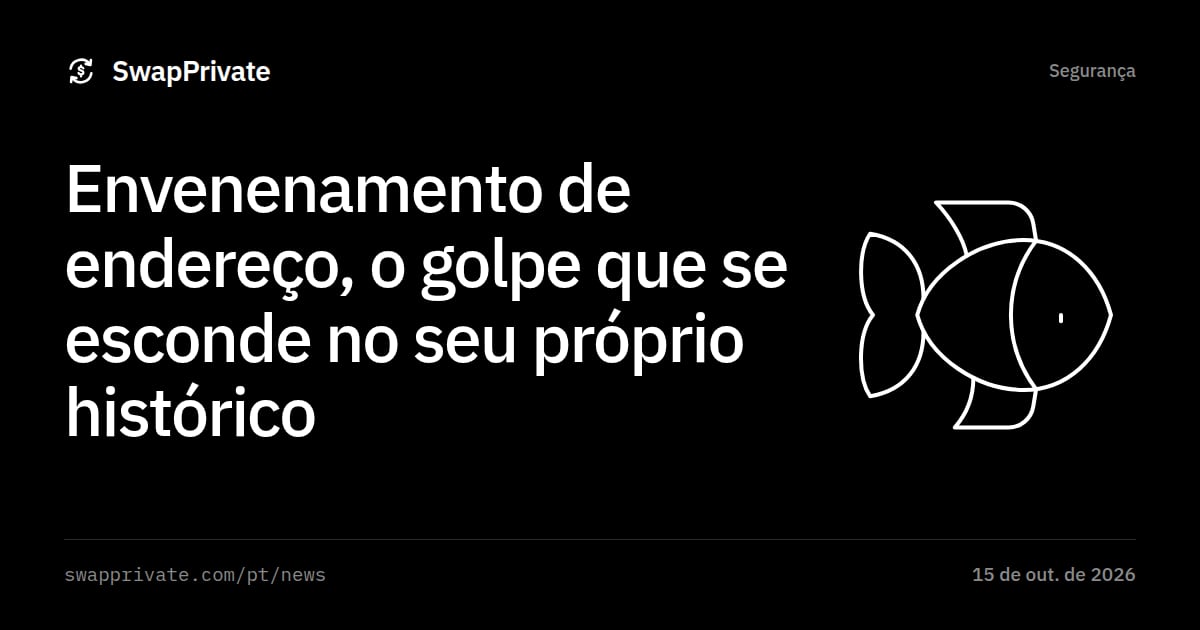 Envenenamento de endereço, o golpe que se esconde no seu próprio histórico