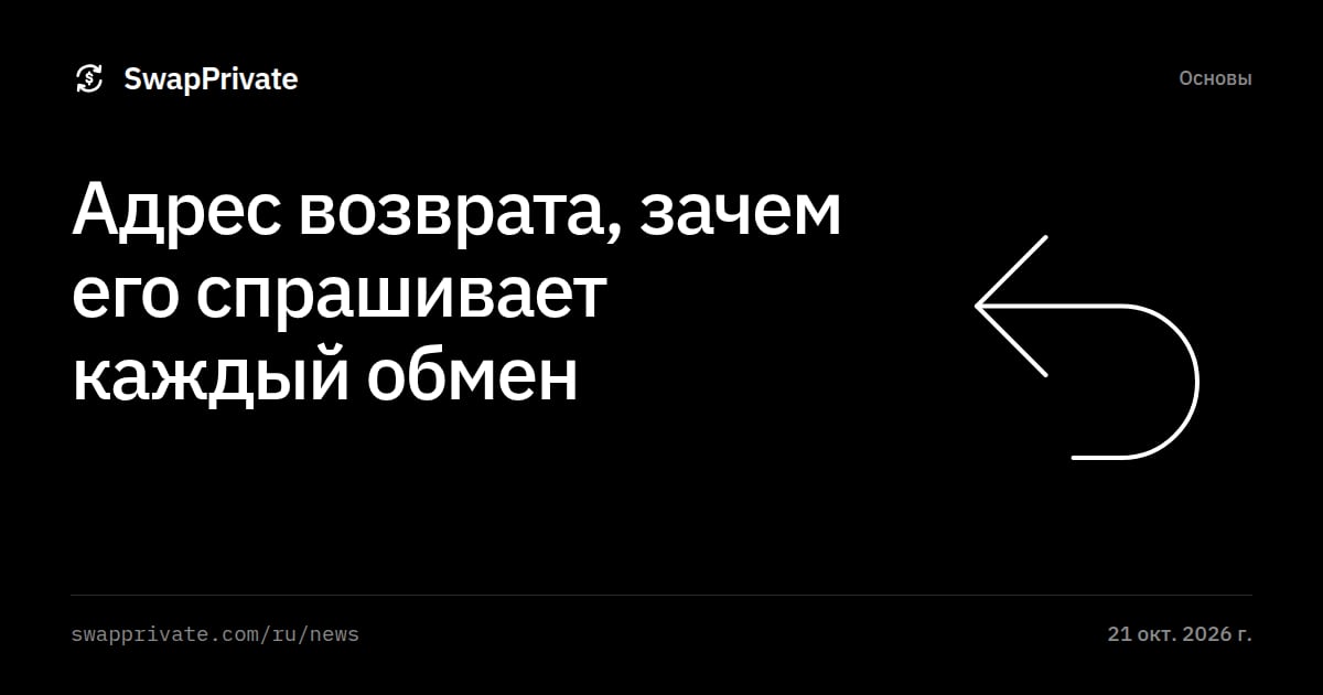 Адрес возврата, зачем его спрашивает каждый обмен