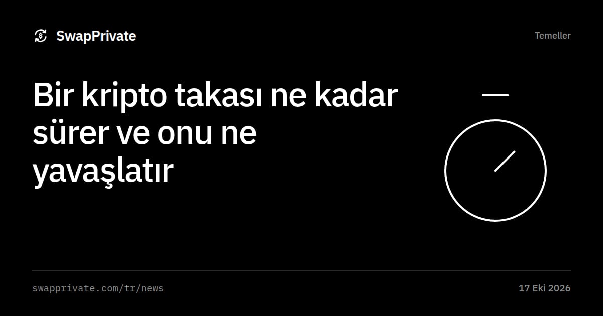 Bir kripto takası ne kadar sürer ve onu ne yavaşlatır