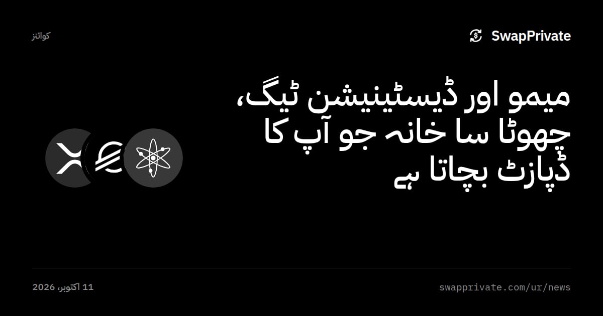 میمو اور ڈیسٹینیشن ٹیگ، چھوٹا سا خانہ جو آپ کا ڈپازٹ بچاتا ہے